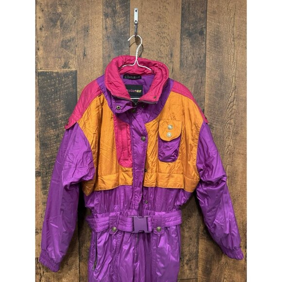 Vintage Pedigree Women’s Retro One Piece Snowsuit Size 14 - Picture 4 of 12